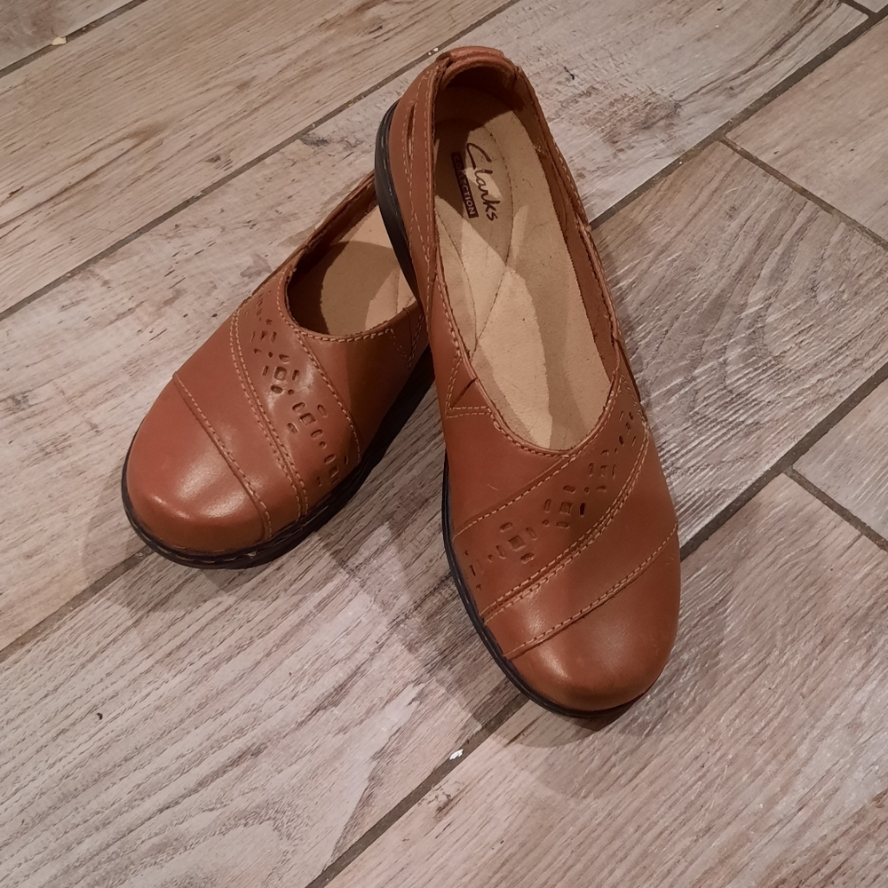 Classic Clark's comfortable leather shoes